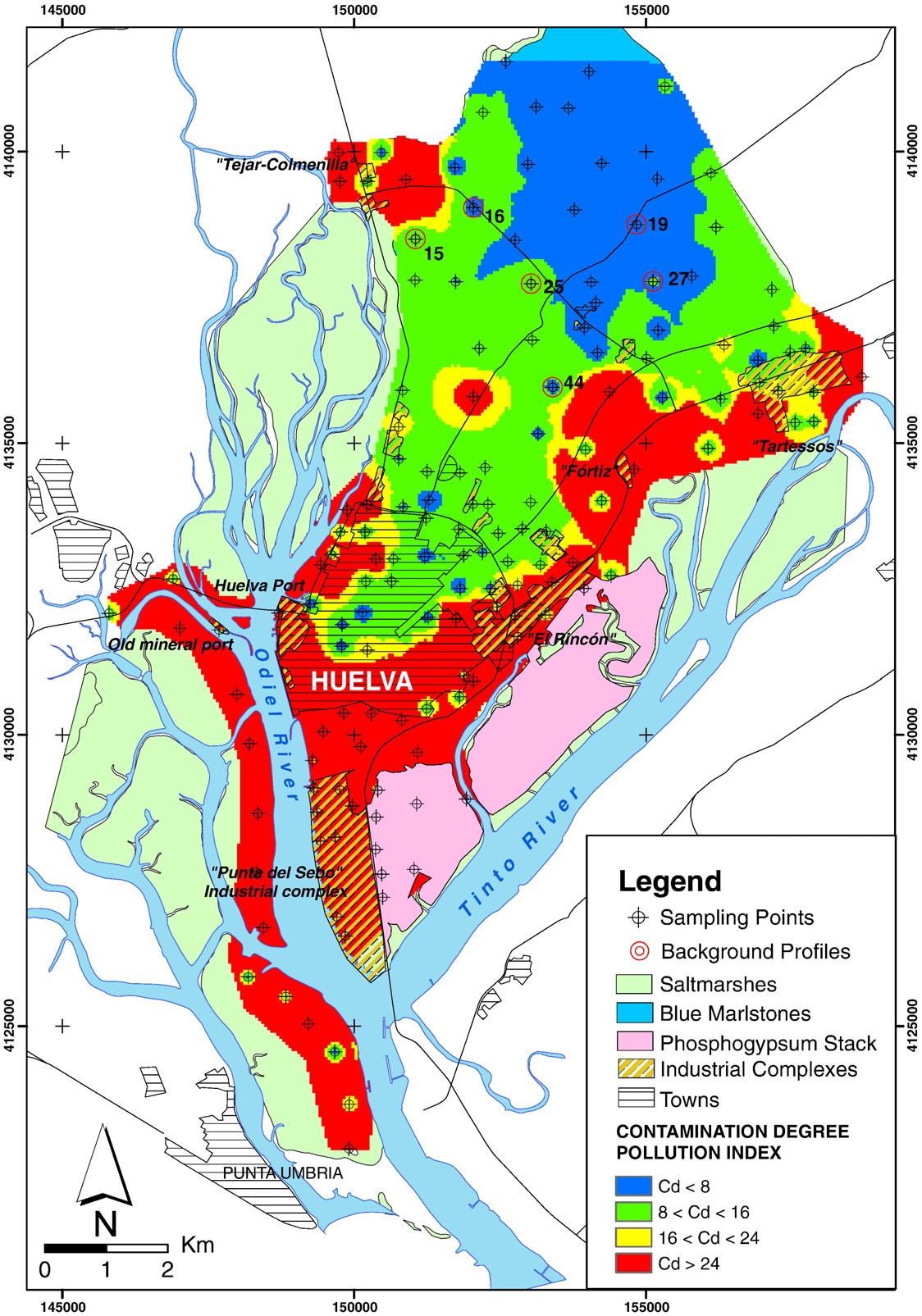 Frazionamento dei metalli pesanti e tecniche statistiche multivariate per valutare il rischio ambientale nei suoli della Huelva Township (SW Penisola Iberica)