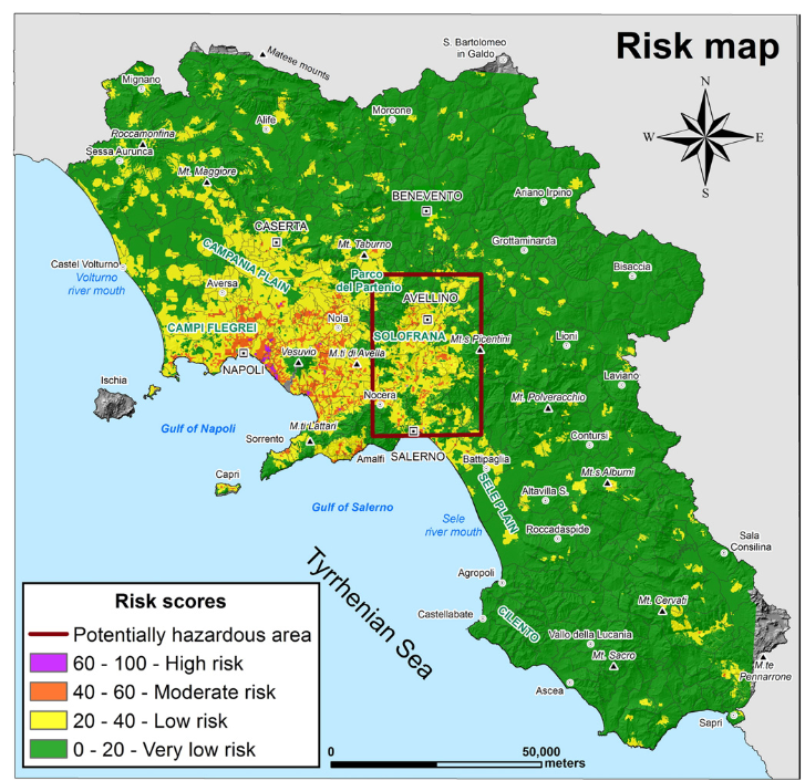 Un approccio regionale alla valutazione del rischio sanitario ambientale in Campania